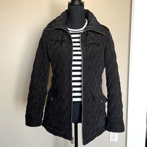 Michael Kors quilted black coat